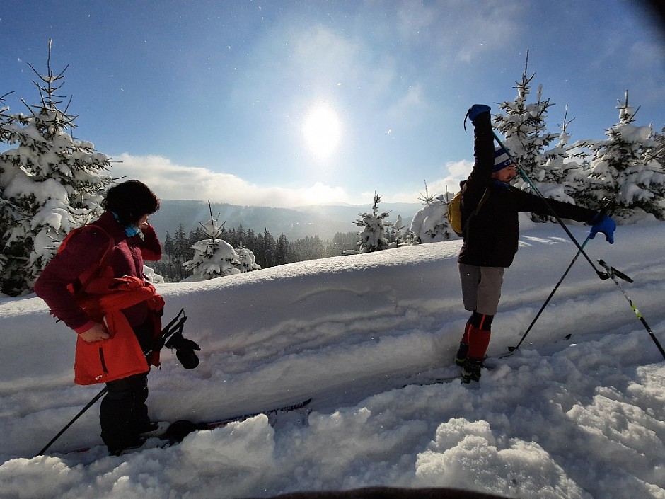 Běžky 17.1.2021 Bílá - Mezivodí (3)