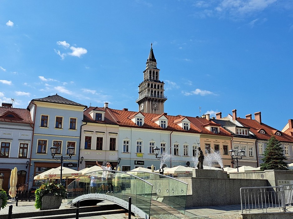 Rynek i centrum Bielsko-Biala 21.7.2024 Polsko (1)