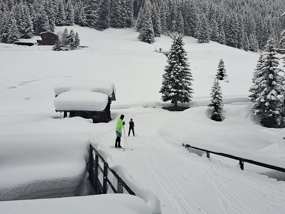 Běžkování DAVOS 13.3.2024 Švýcarsko (11)