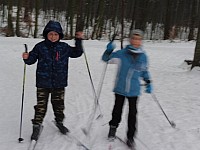 Běžkařské družinovky 13.-14.2.2018 Bělský les (23)