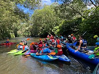 Splavení Moravy z Postřelmova k Vile Háj 6.7.2024